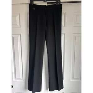 BCBG Maxazaria Wide Waistband Trousers-Black Size 6